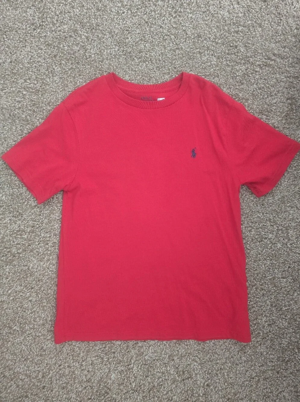 Ralph Lauren Red Polo Crew Neck T‑Shirt